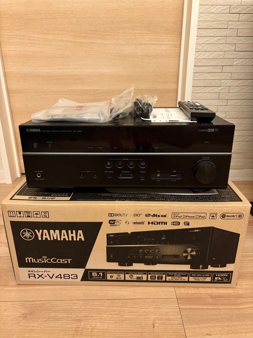 YAMAHA RX-V483(B) AVレシーバー AVアンプ ヤマハ 美品