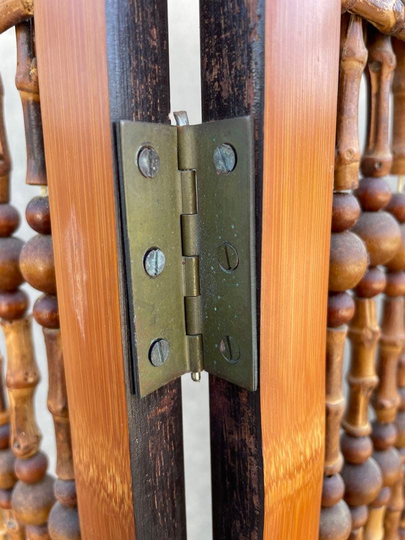 ビンテージ/古道具/当時物/木製/和風/衝立/パーテーション/4連/間仕切り