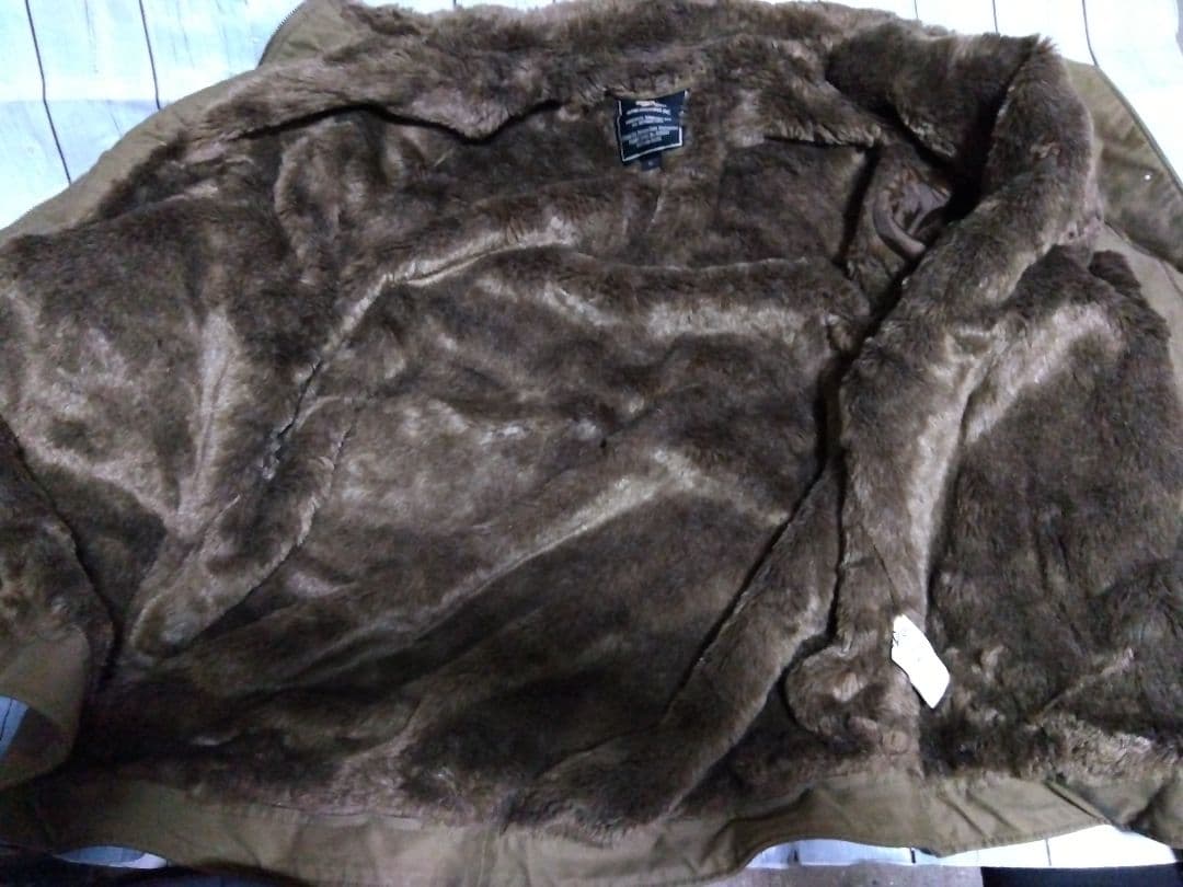 アルファインダストリーズ　n-1 デッキジャケット　ミリタリーカーキ　4L