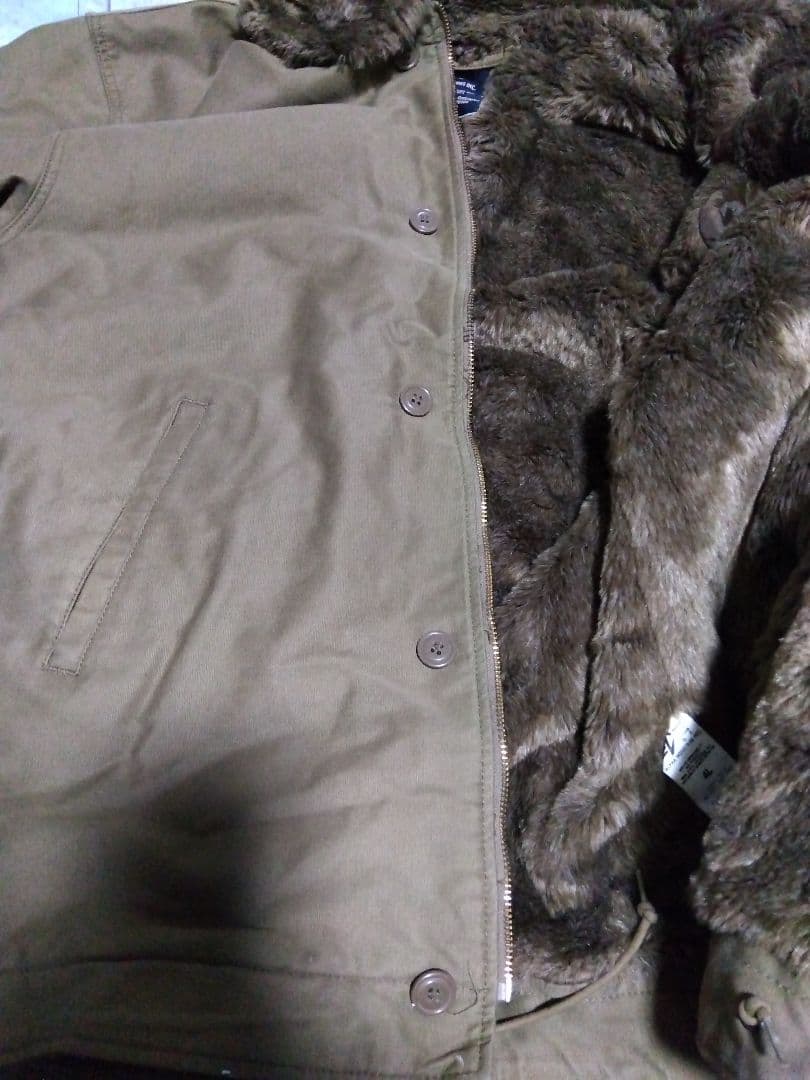 アルファインダストリーズ　n-1 デッキジャケット　ミリタリーカーキ　4L