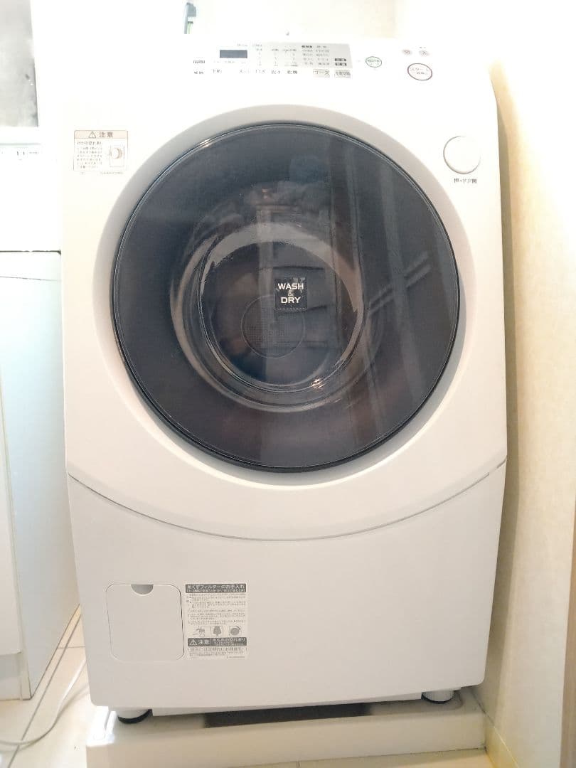 2013年製シャープドラム式洗濯乾燥機　動作良好！ 引き取り価格は1万円！