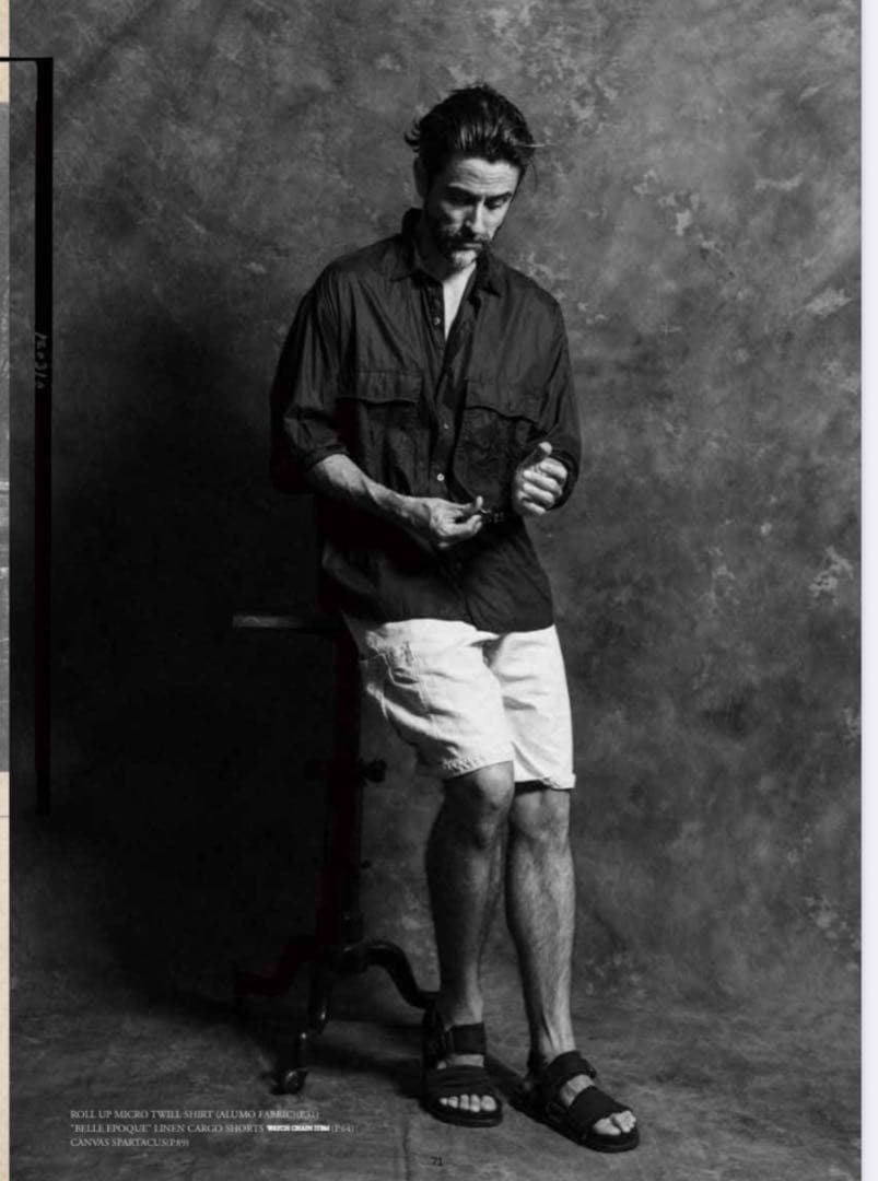 Porter Classic BELLE EPOQUEリネンカーゴショーツ XL