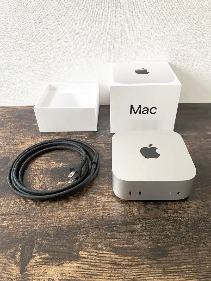 mac mini m4 24GB メモリ／512GB SSD