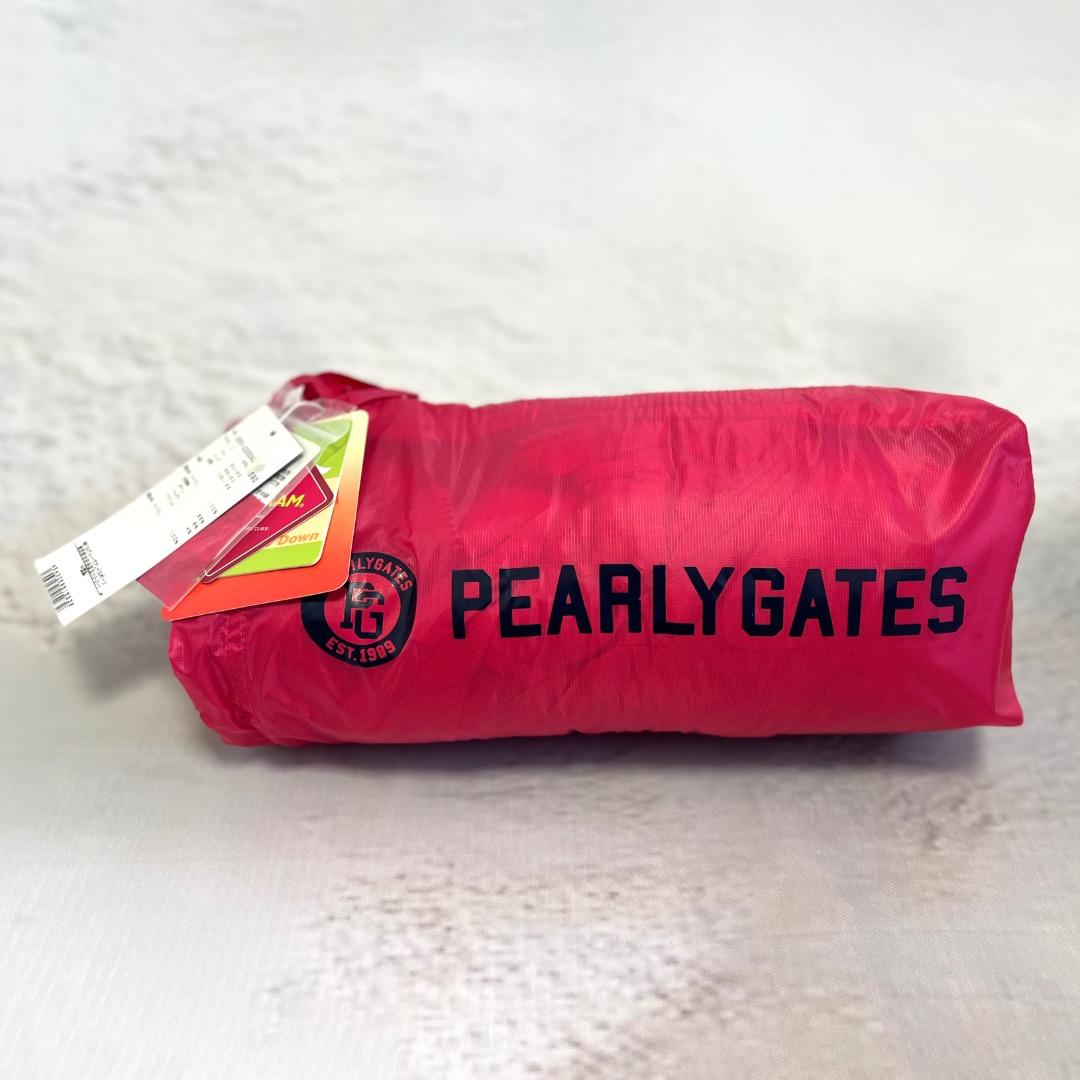 【未使用】PEARLY GATES　2WAYダウン ダウンベスト　ピンク　M