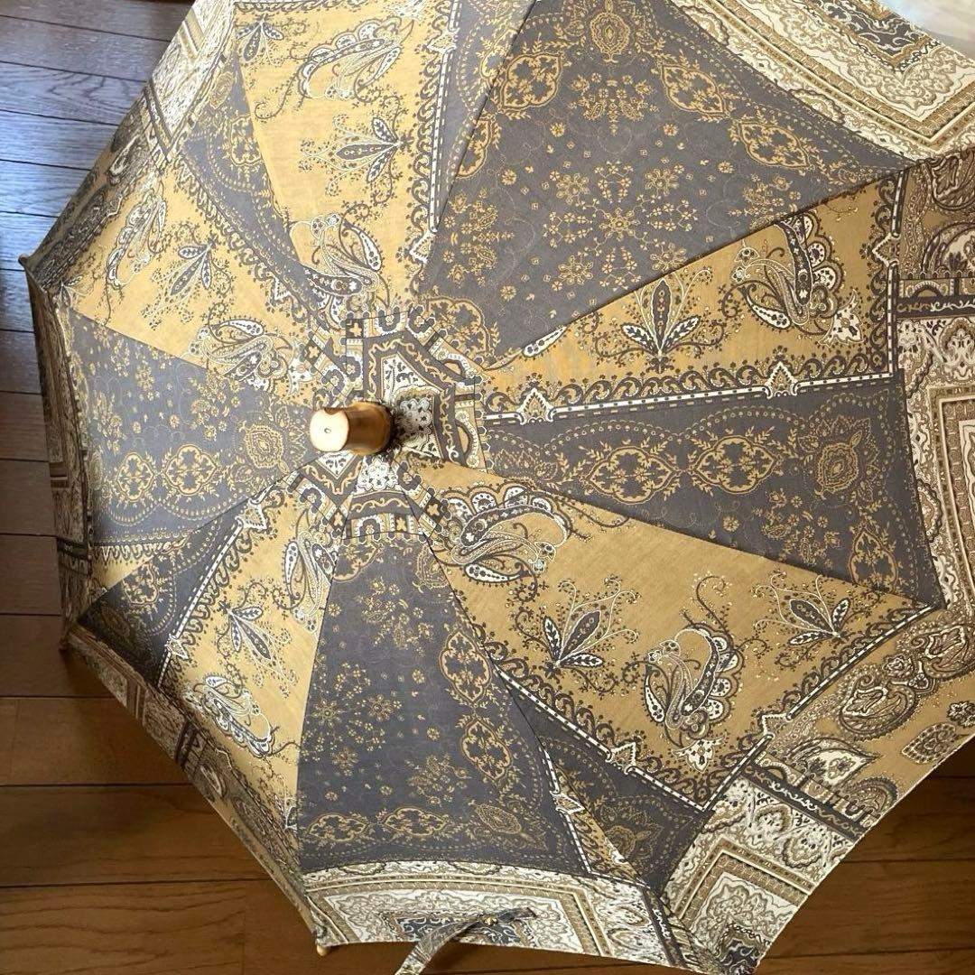 新品★manipuriマニプリ★ペイズリー長傘 晴雨兼用