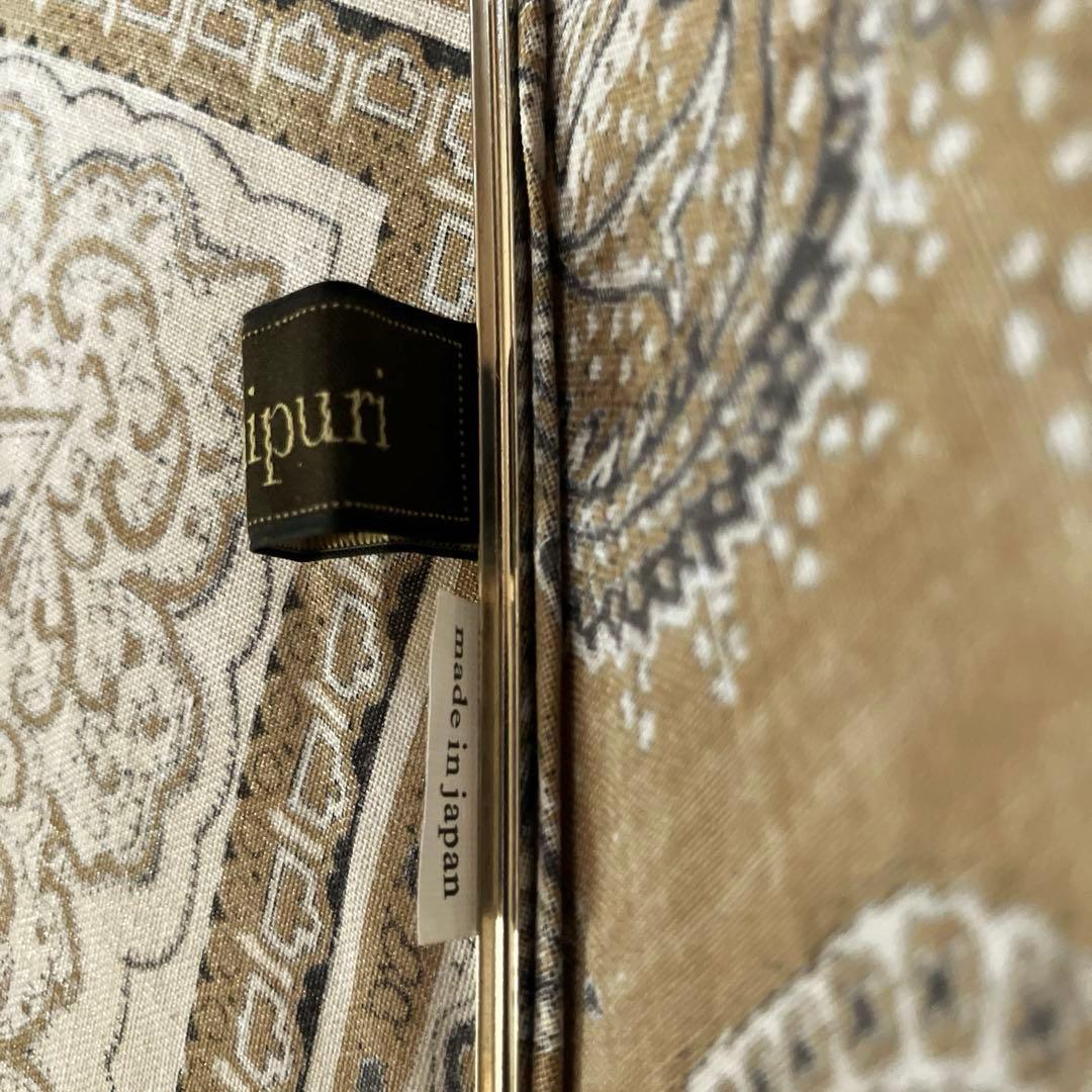 新品★manipuriマニプリ★ペイズリー長傘 晴雨兼用