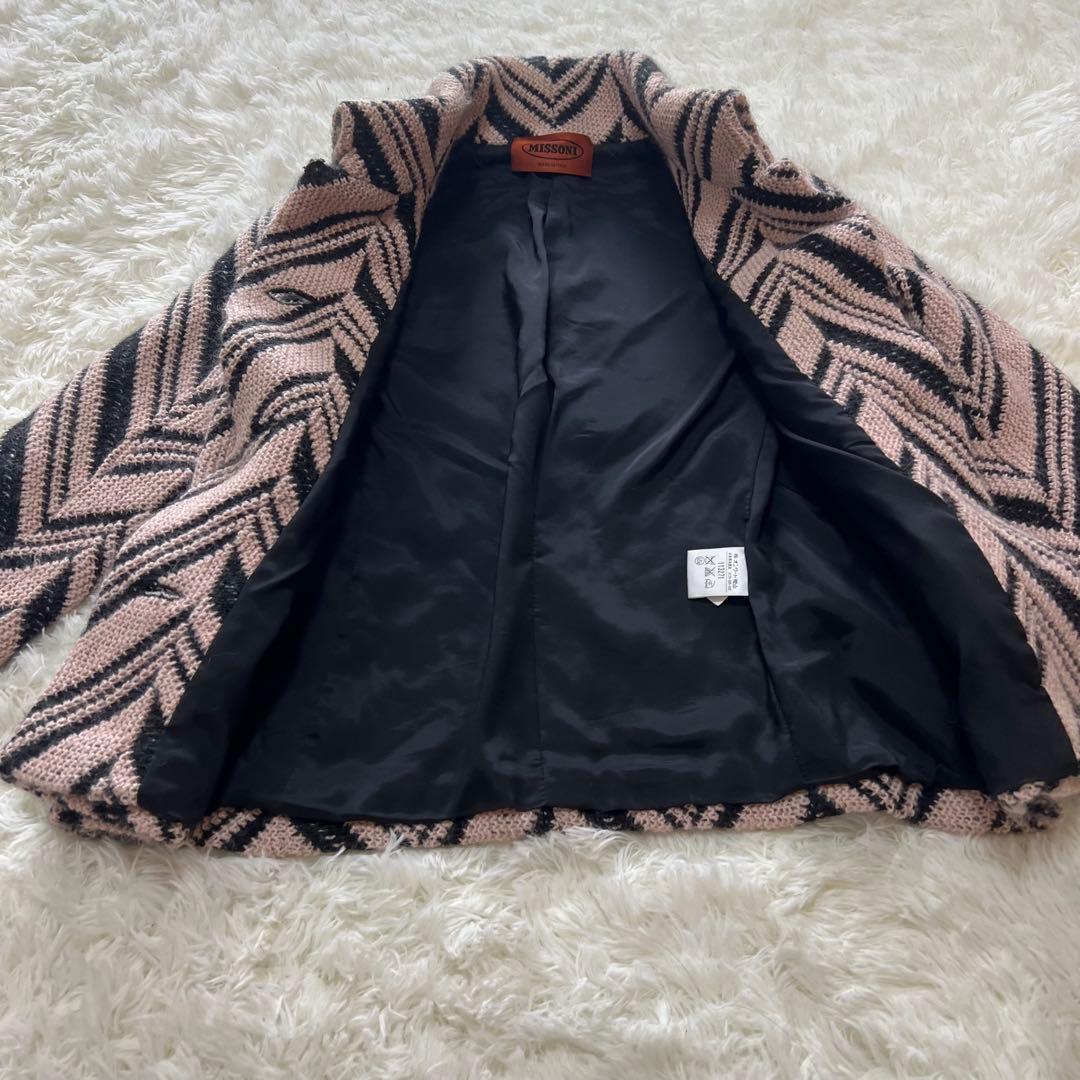 美品 ミッソーニ ウールジャケット モヘヤ混 オレンジタグ 大きいサイズ 42