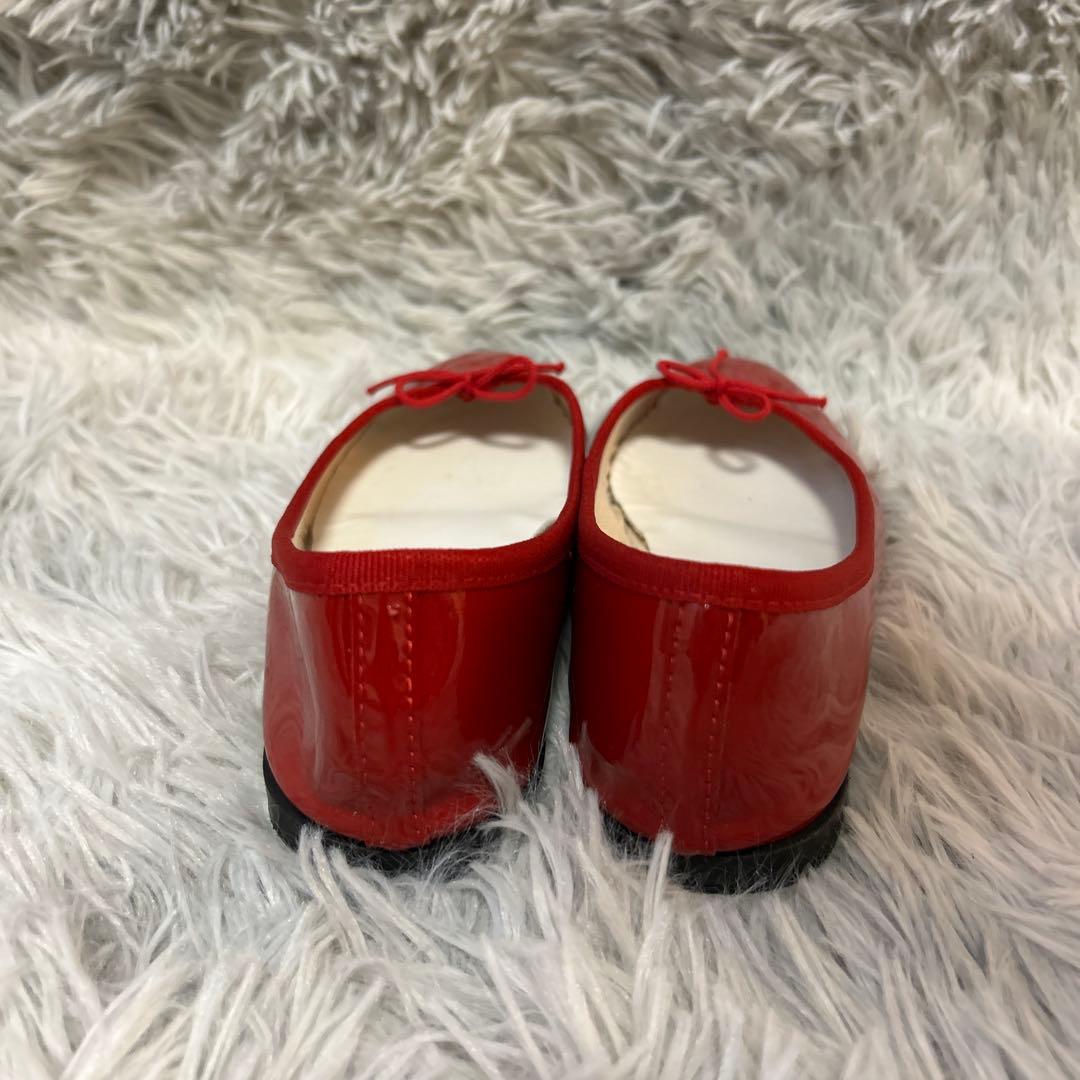 【美品】repetto Cendrillon バレエシューズ レッド 37サイズ