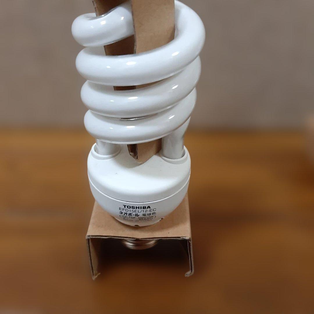 TOSHIBA ネオボール EFD15EL/12-EC 12W