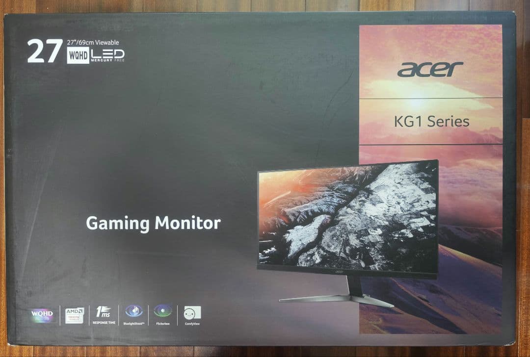 Acer ゲーミングモニター KG271UAbmiipx