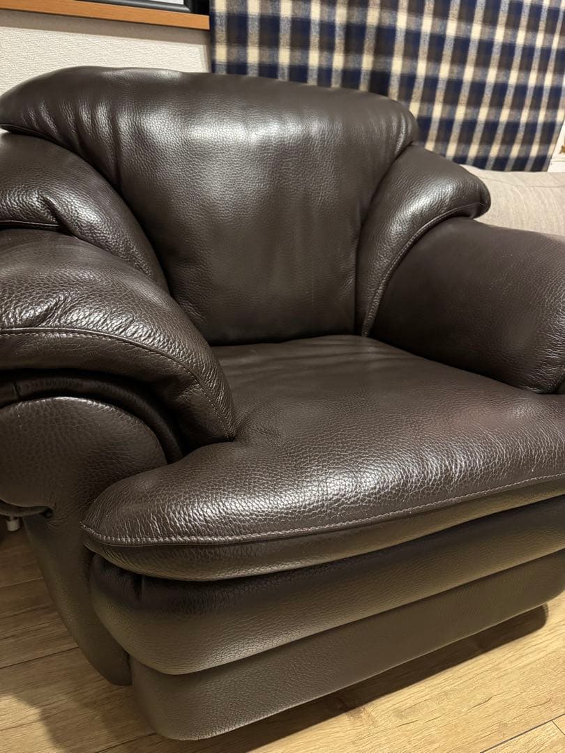 総本革　IDC 大塚家具 HTL 　ソファ