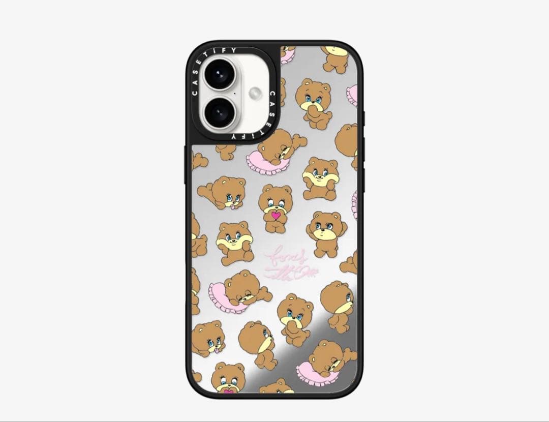 ベアフォクシーイラストレーション iPhone 16 Plus ケース