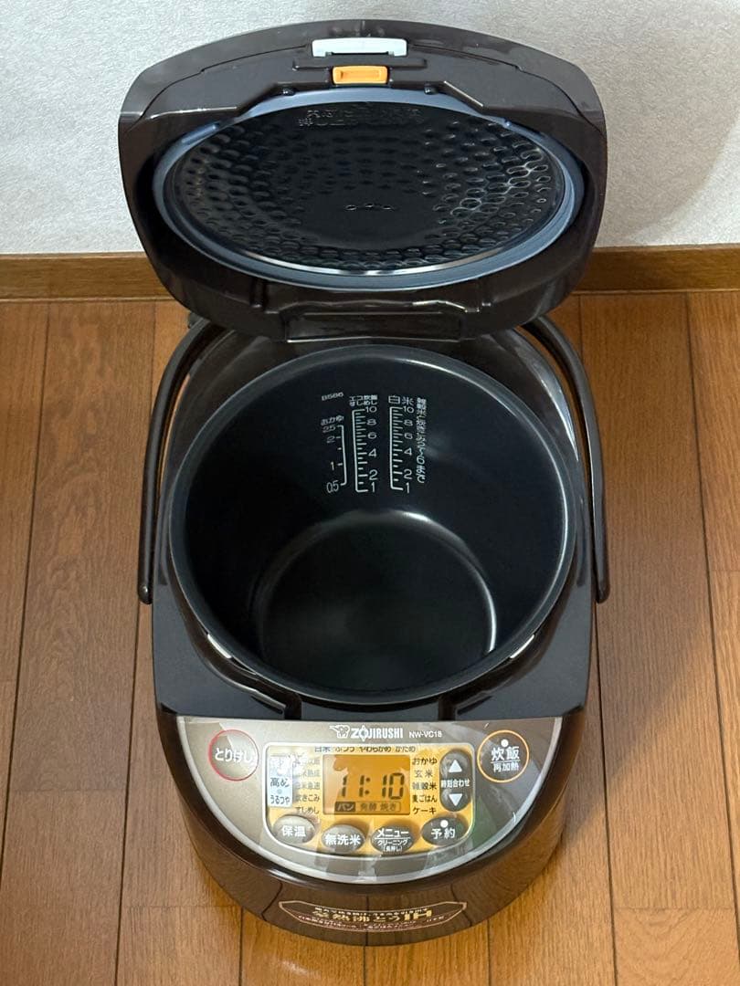 新品　ZOJIRUSHI NW-VC18-TA IH炊飯1升炊