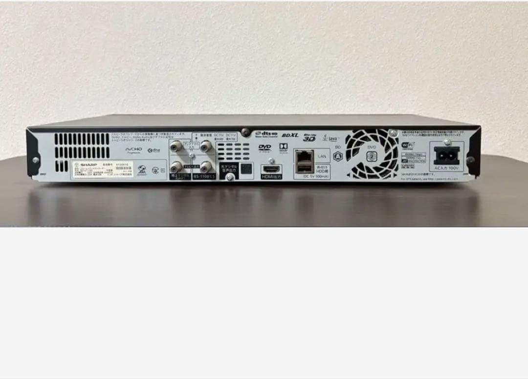 SHARP ブルーレイディスクレコーダー　BD-UT1100 AQUOS