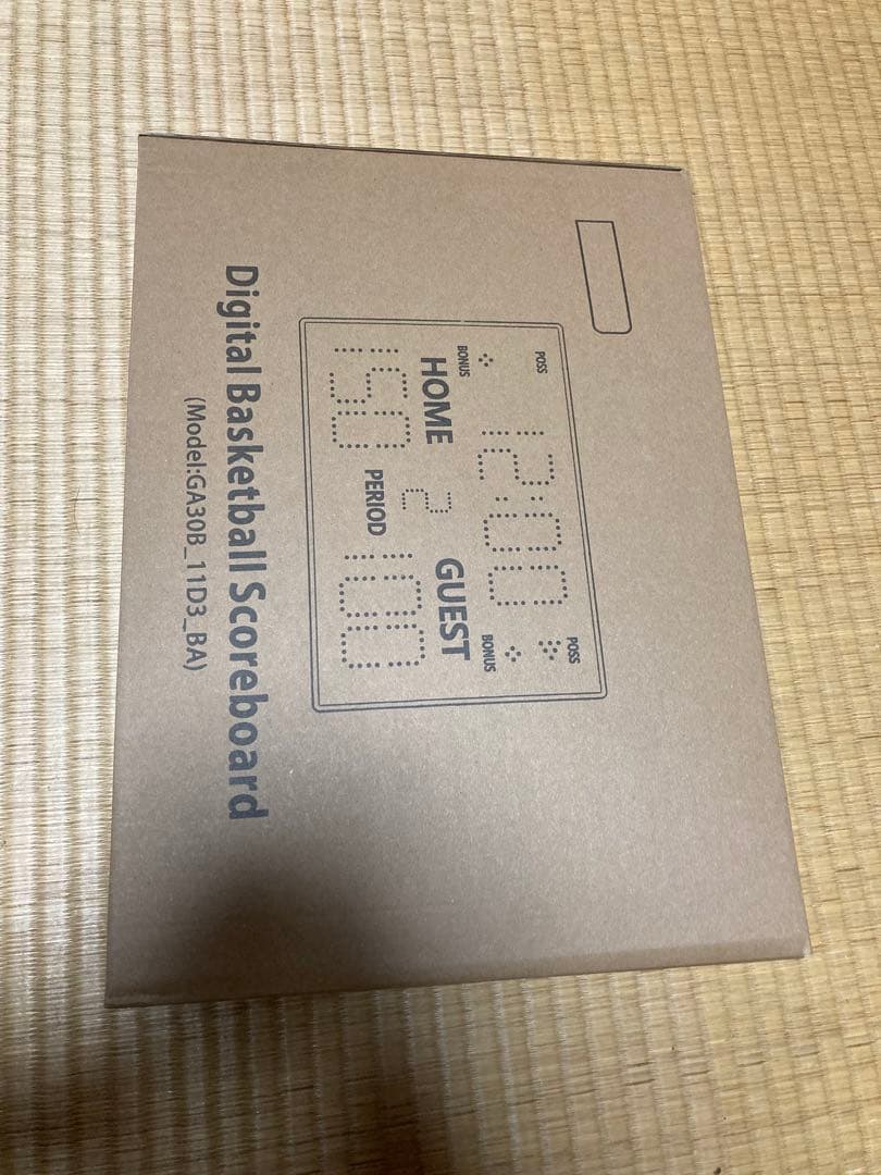 YZ 電池式電子バスケットボールスコアボードタイマー時計ブザー付き