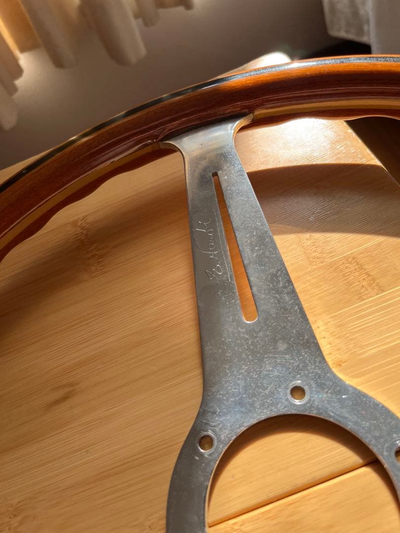 【当時物】ナルディ　36.5π ステアリングホイール　ウッド