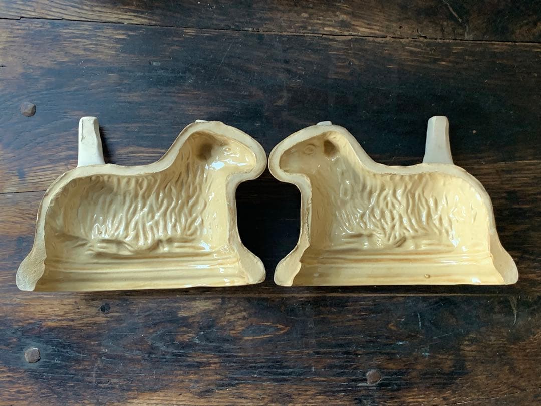 フランス アンティーク アニョーパスカル型 スフレンハイム焼 アルザス