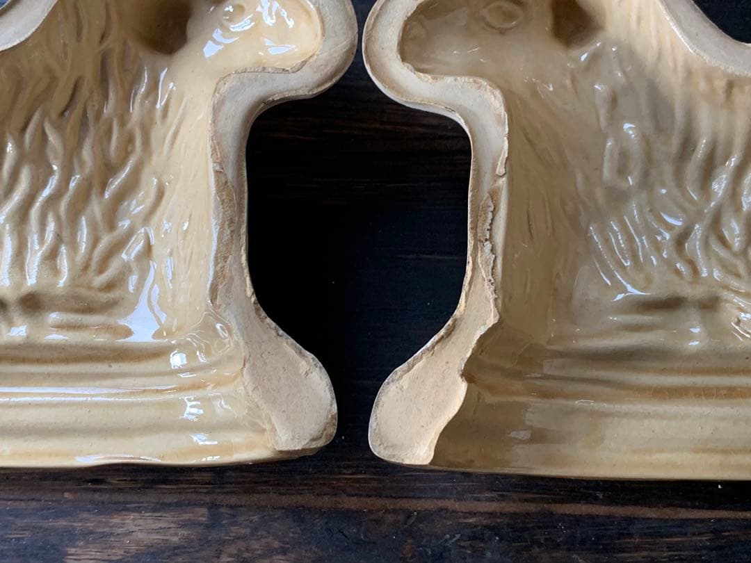 フランス アンティーク アニョーパスカル型 スフレンハイム焼 アルザス