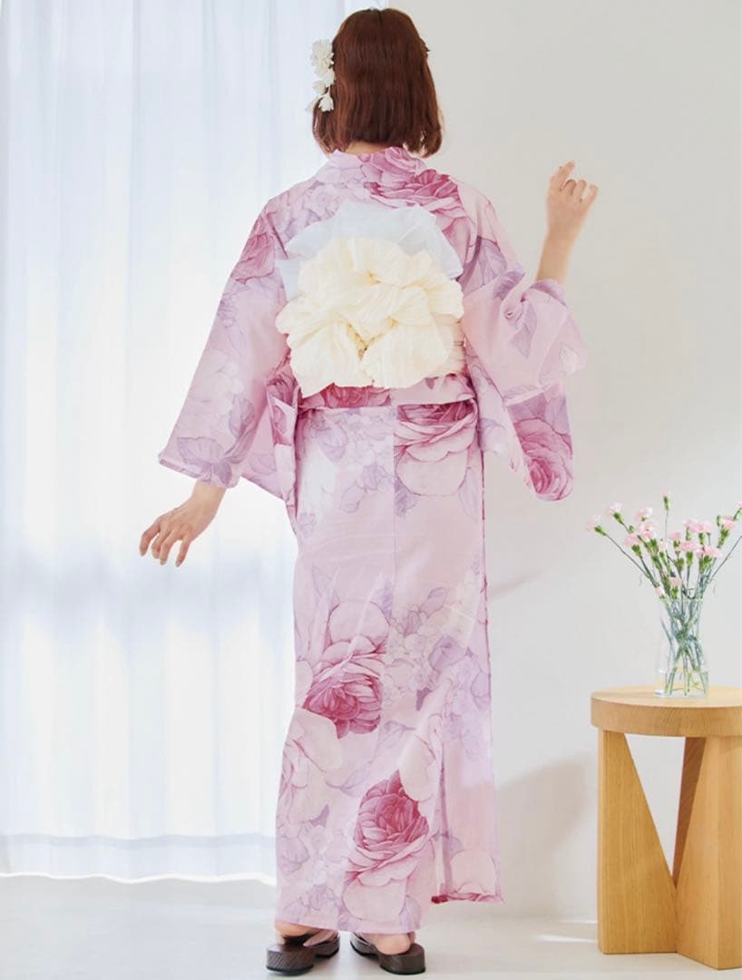 【最終値下げ】sugar アンティーク薔薇浴衣 5点セット
