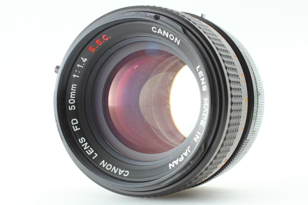 Canon F-1 フイルムカメラ FD 50mm F1.4 S.S.C.レンズ