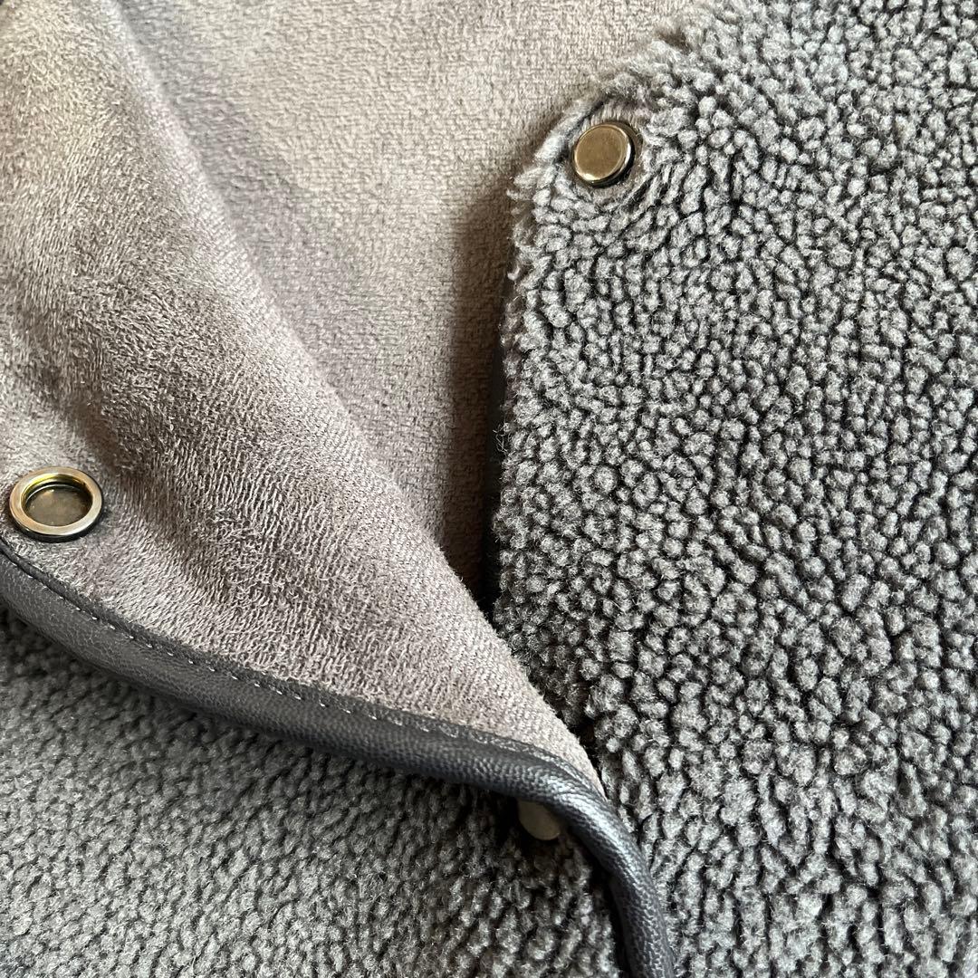 BEAUTY&YOUTH ・ボアフェイクムートン リバーシブルジャケット