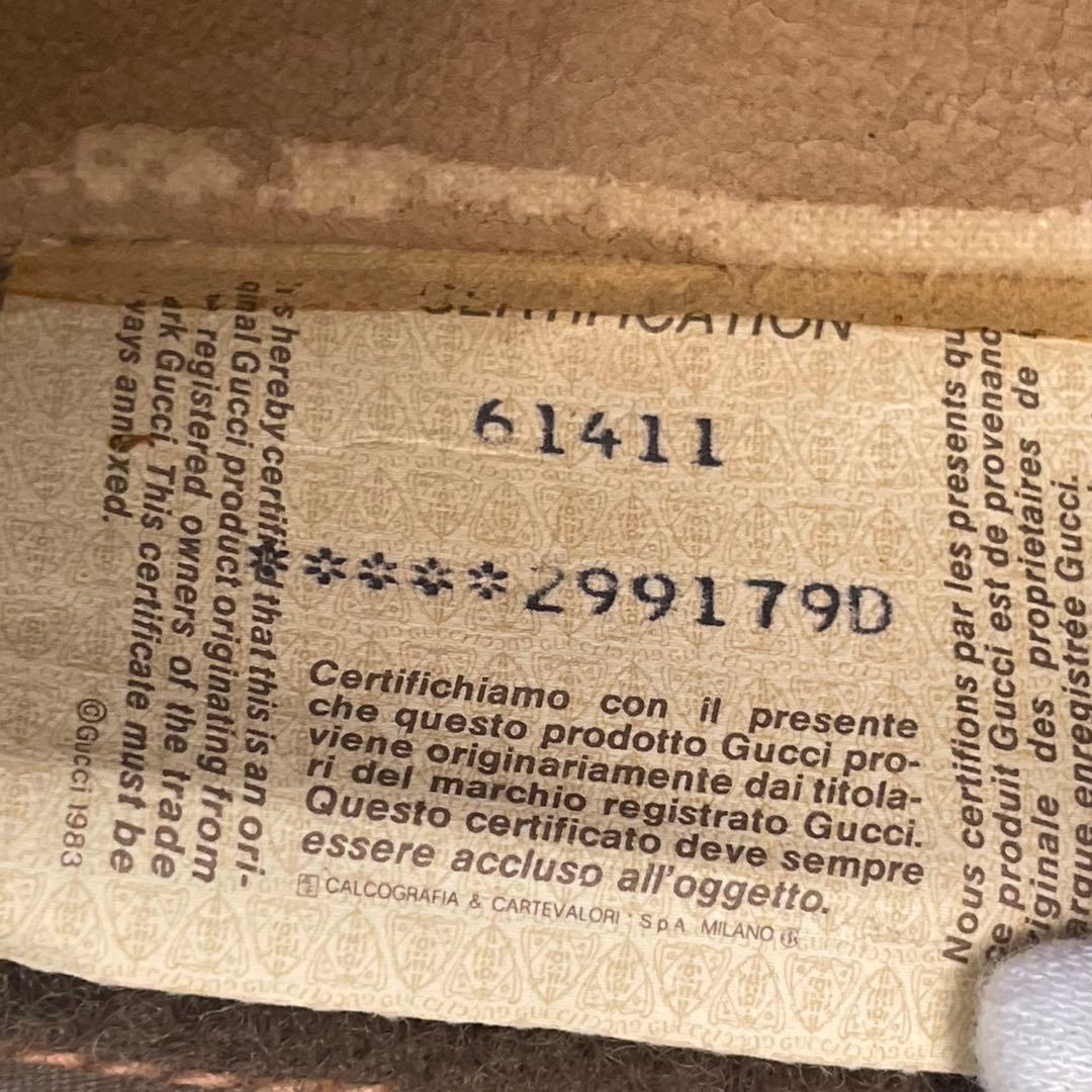 GUCCI グッチ オールドグッチ 89 01 033 クラッチバッグ GG