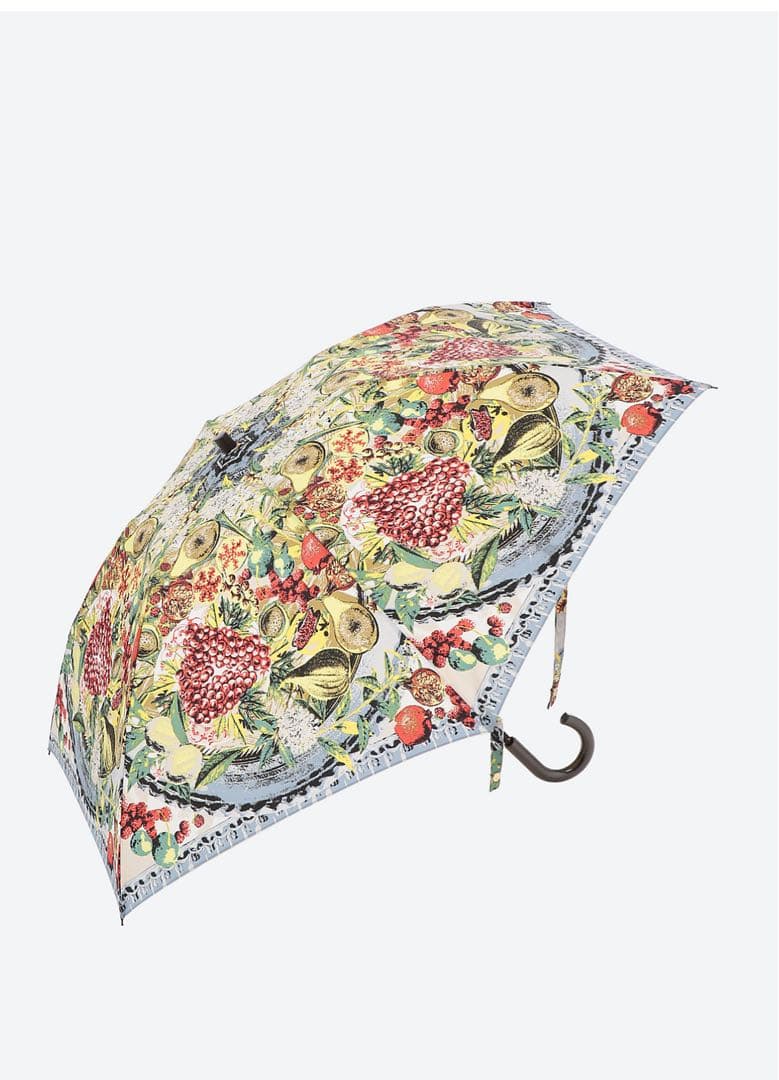 【未使用／タグ付き】 manipuriマニプリ折りたたみ傘/晴雨兼用ボタニカル柄