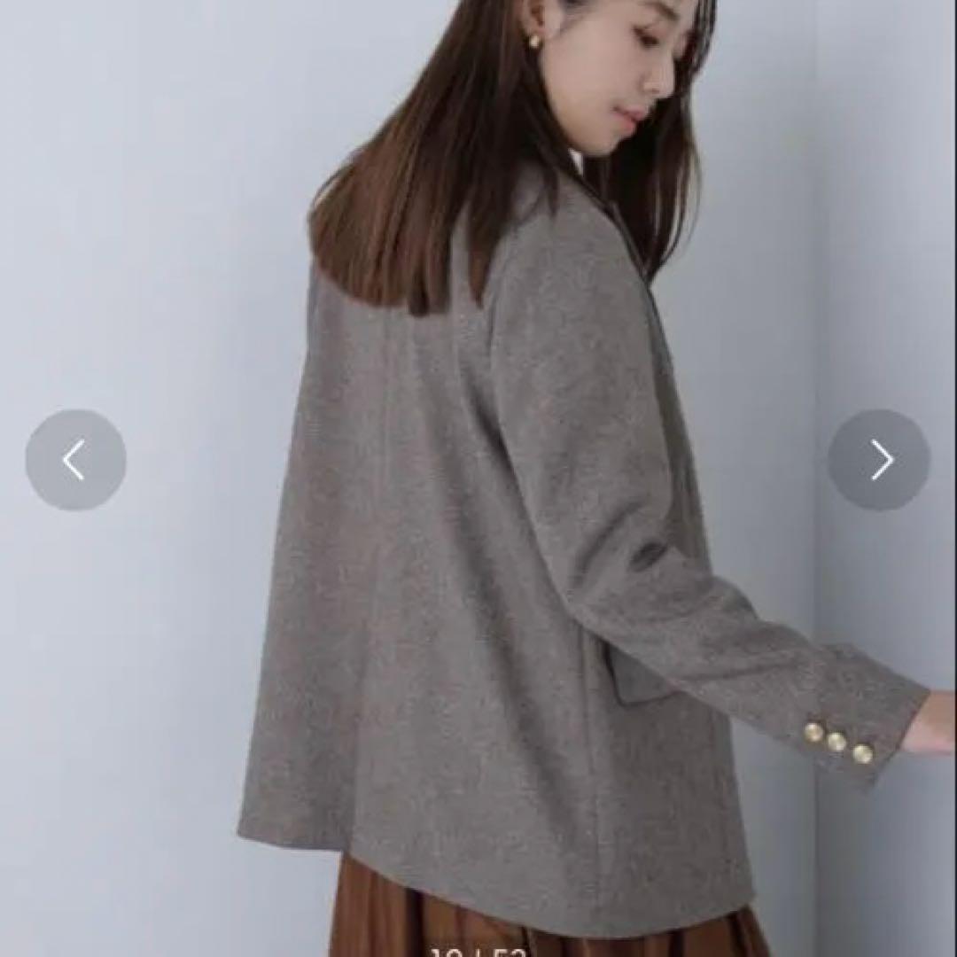 ダブルブレストボクシージャケット NATURAL BEAUTY BASIC