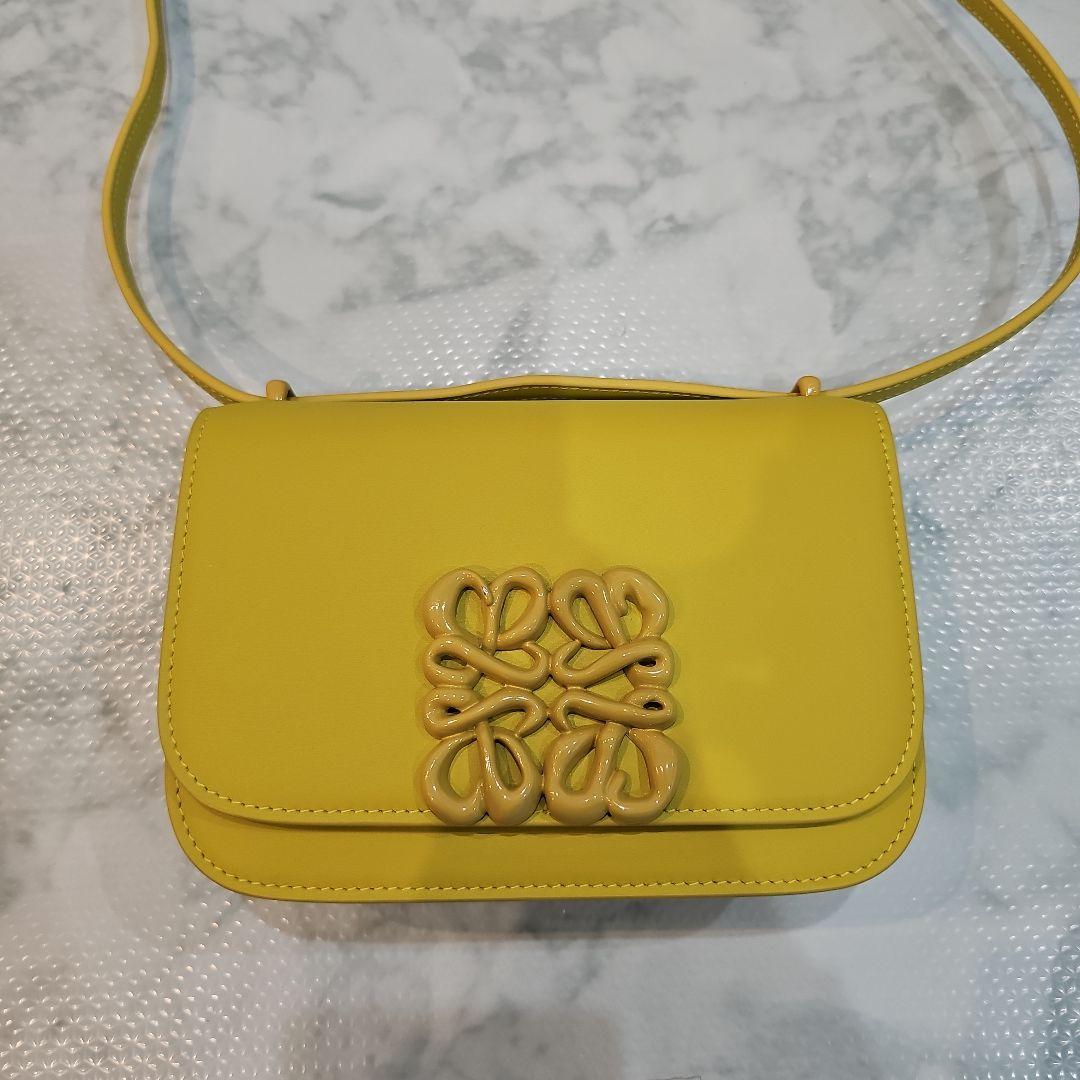 LOEWE ロエベ GOYA ショルダー イエロー　美品　ゴヤ