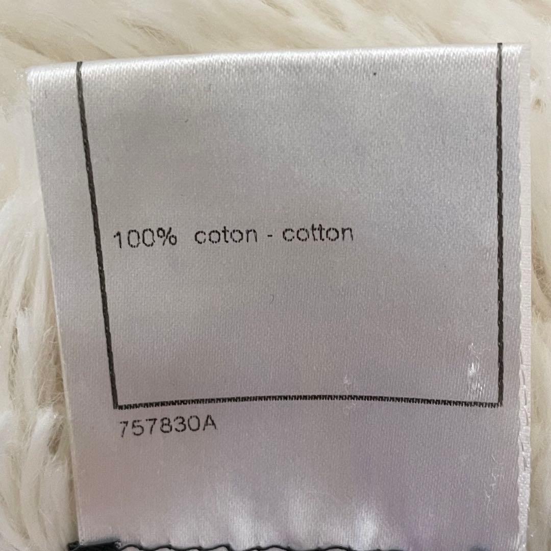 美品 シャネル ココマーク クロップド丈 半袖 カットソー Tシャツ 黒 S