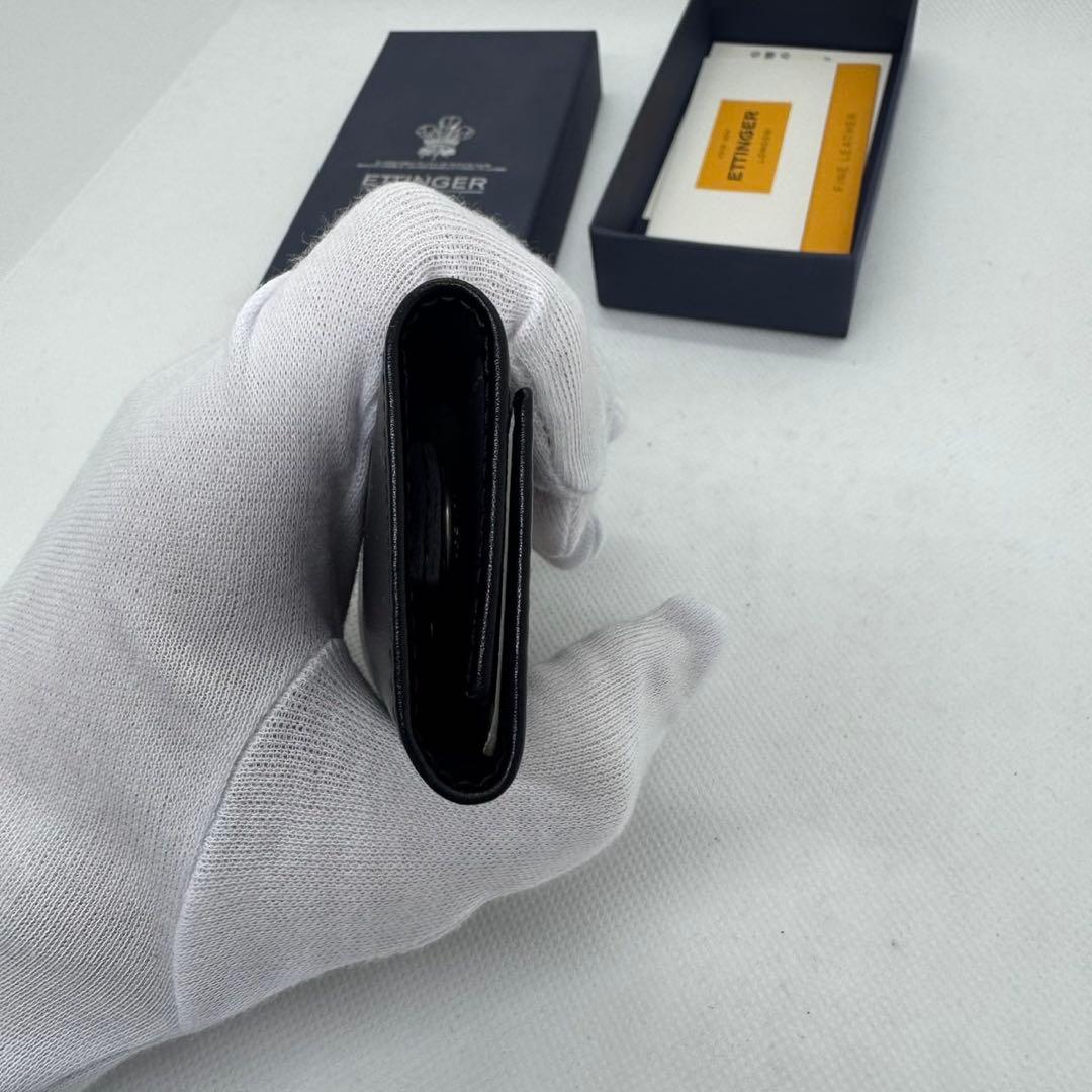 ETTINGER 黒 レザー キーケース