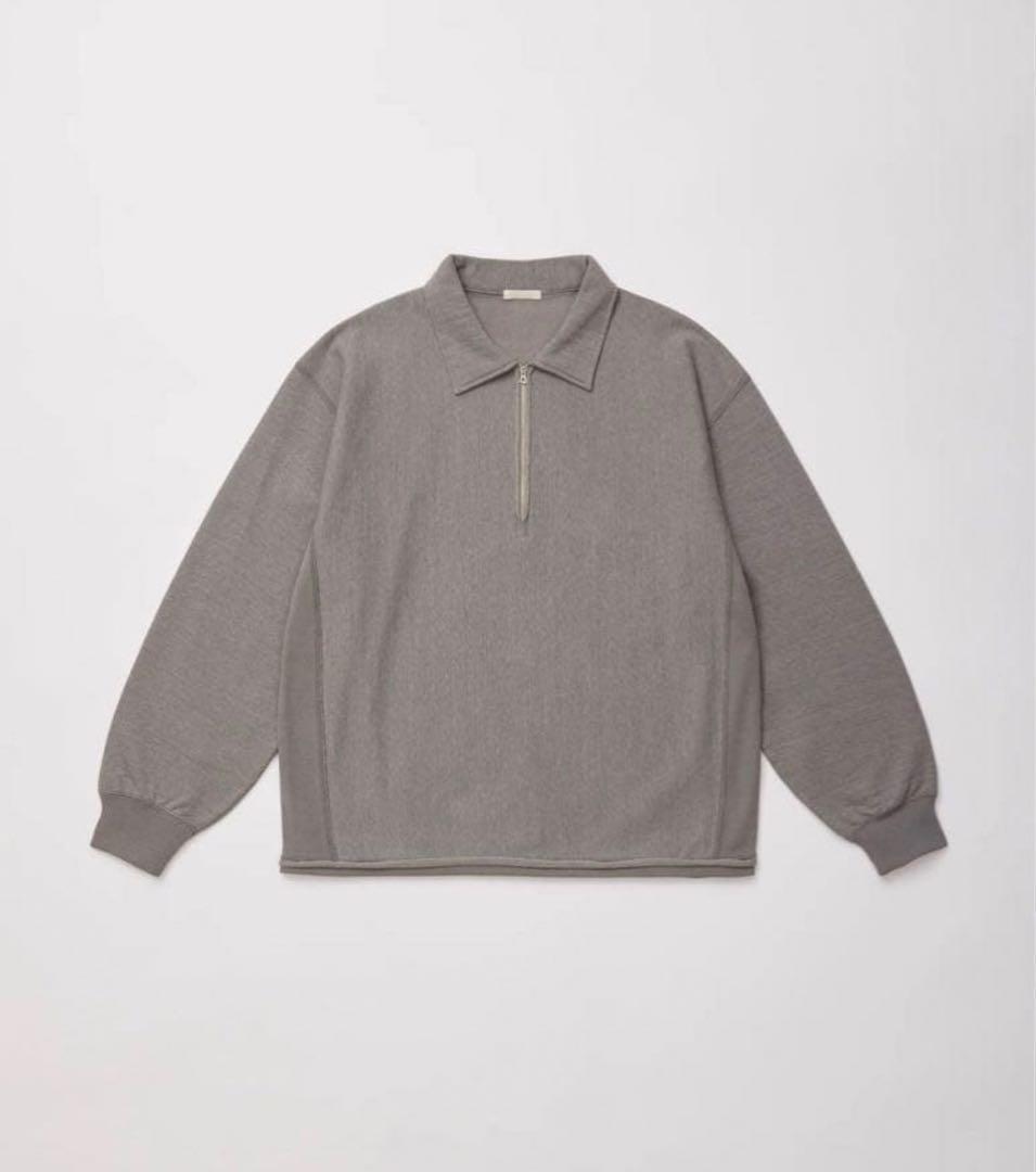 トップス ULTERIOR / FADED SILKY TERRY RW HALF ZIP