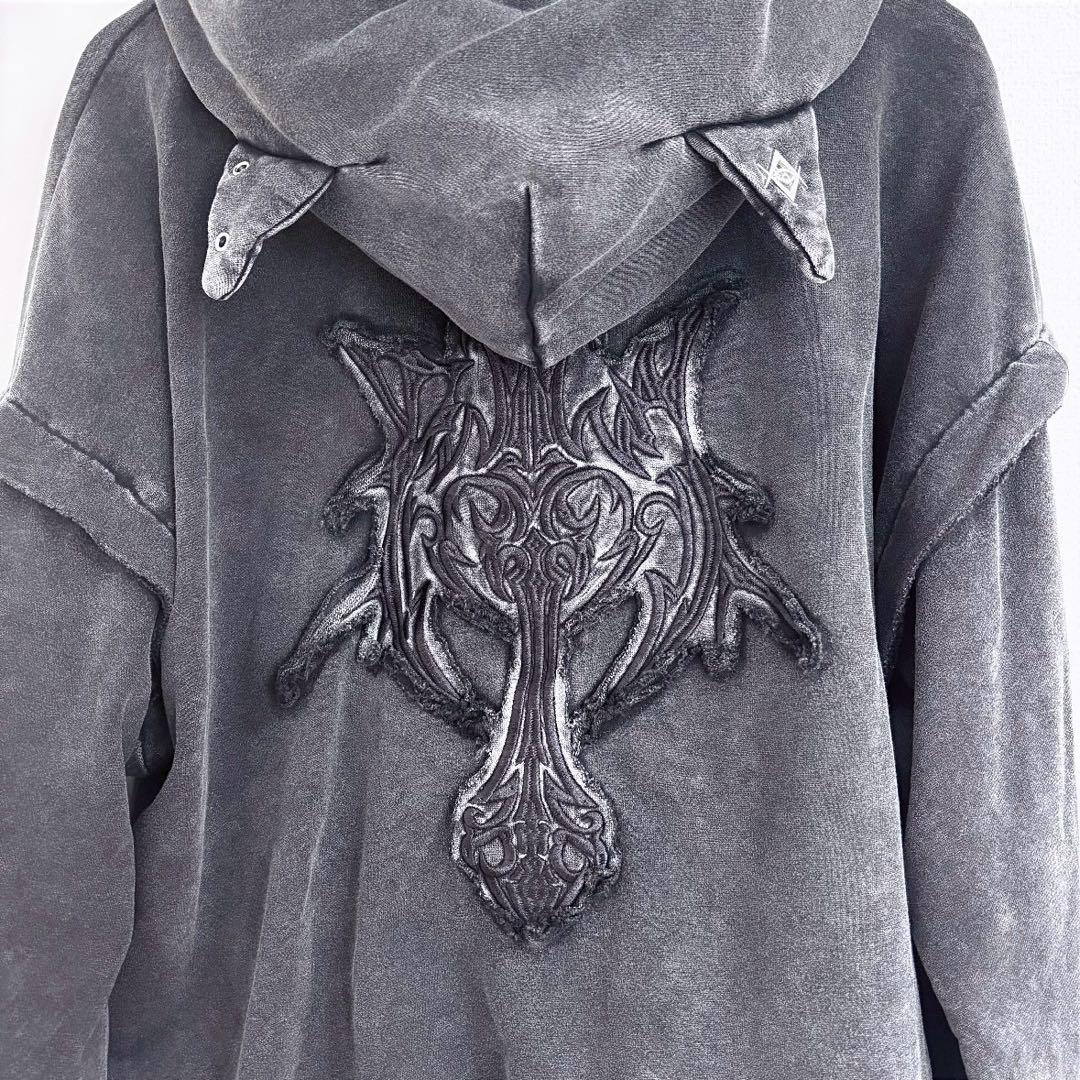 REFLEM レフレム 猫耳ZIPパーカー ジップアップパーカー グレー