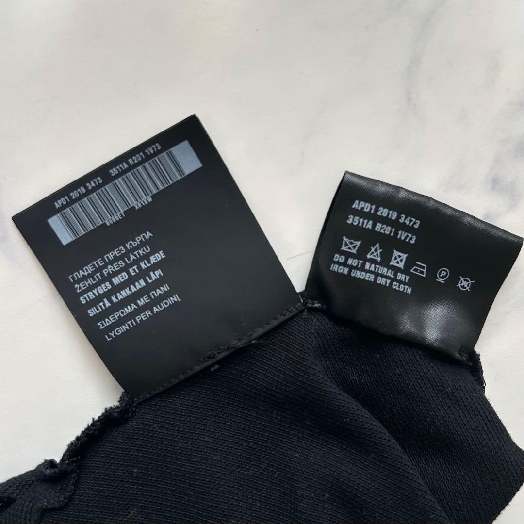 プラダ ポロシャツ 近年モデル ブラック ラバーロゴプレート