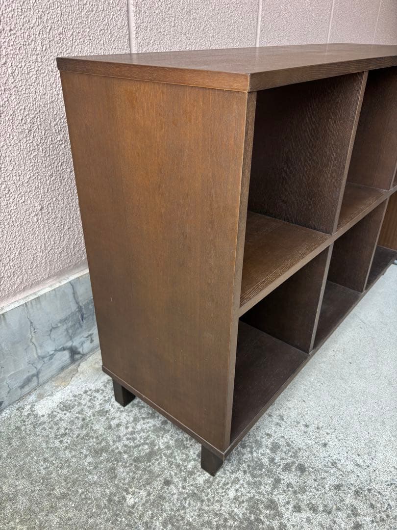 無印良品　廃盤　ダークブラウン本棚