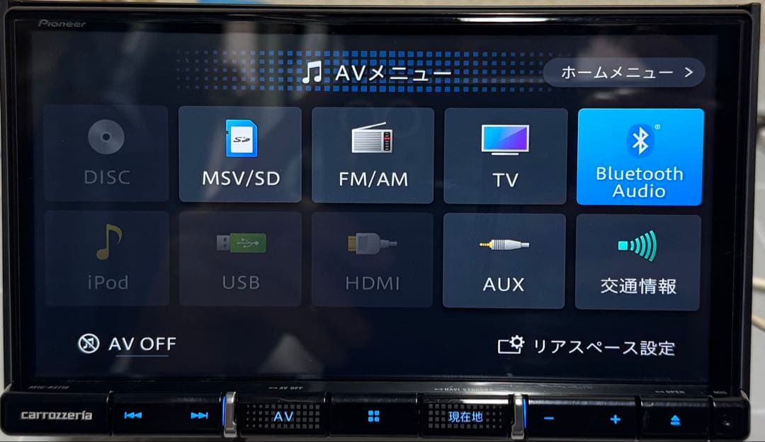 カーオーディオ CARROZZERIA-Pioneer-AVIC-RZ710-2019