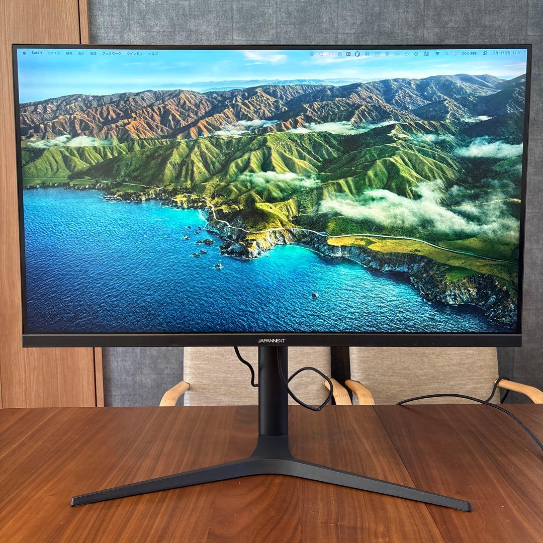 JAPANNEXT JN-IPS315UHDR-C90W-HSP 4Kモニター