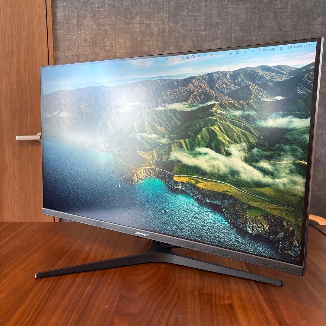 JAPANNEXT JN-IPS315UHDR-C90W-HSP 4Kモニター