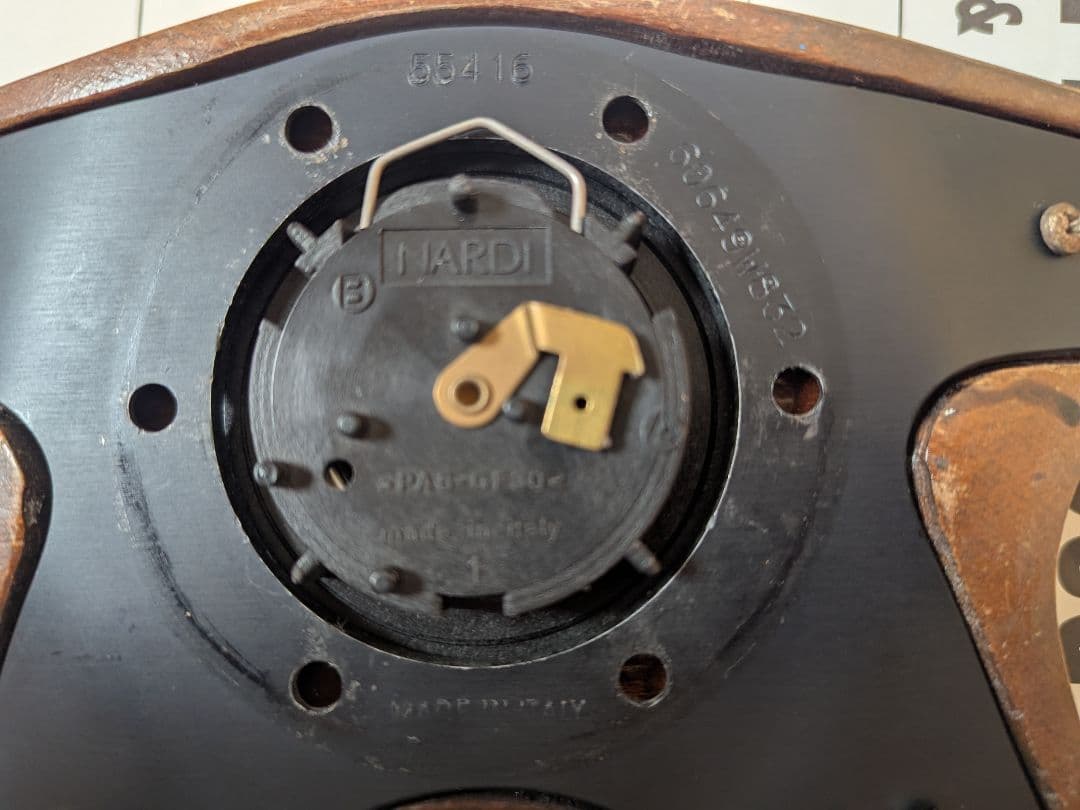 （naga ）NARDI ウッド ステアリング