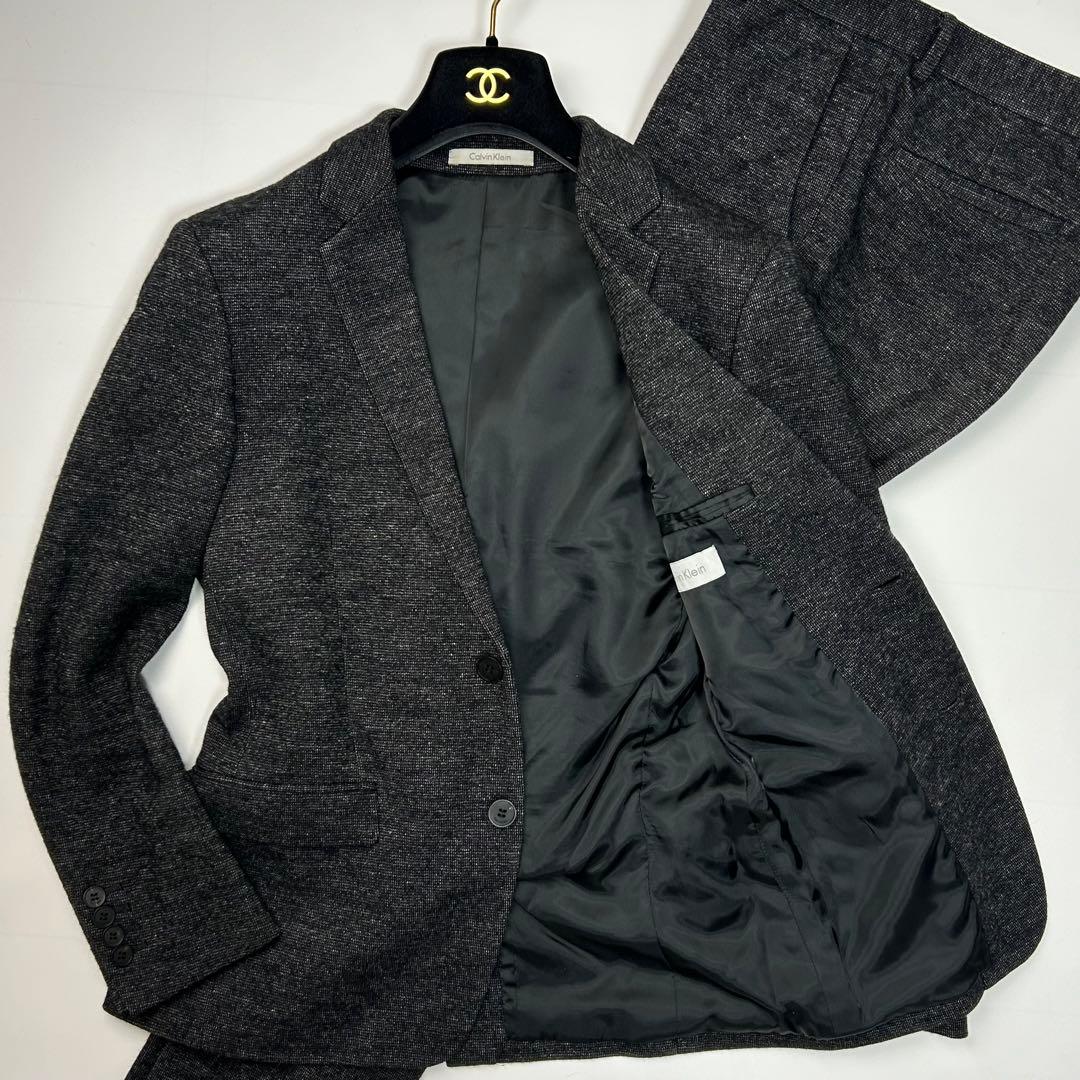 美品✨   セットアップ チャコールグレー スーツ