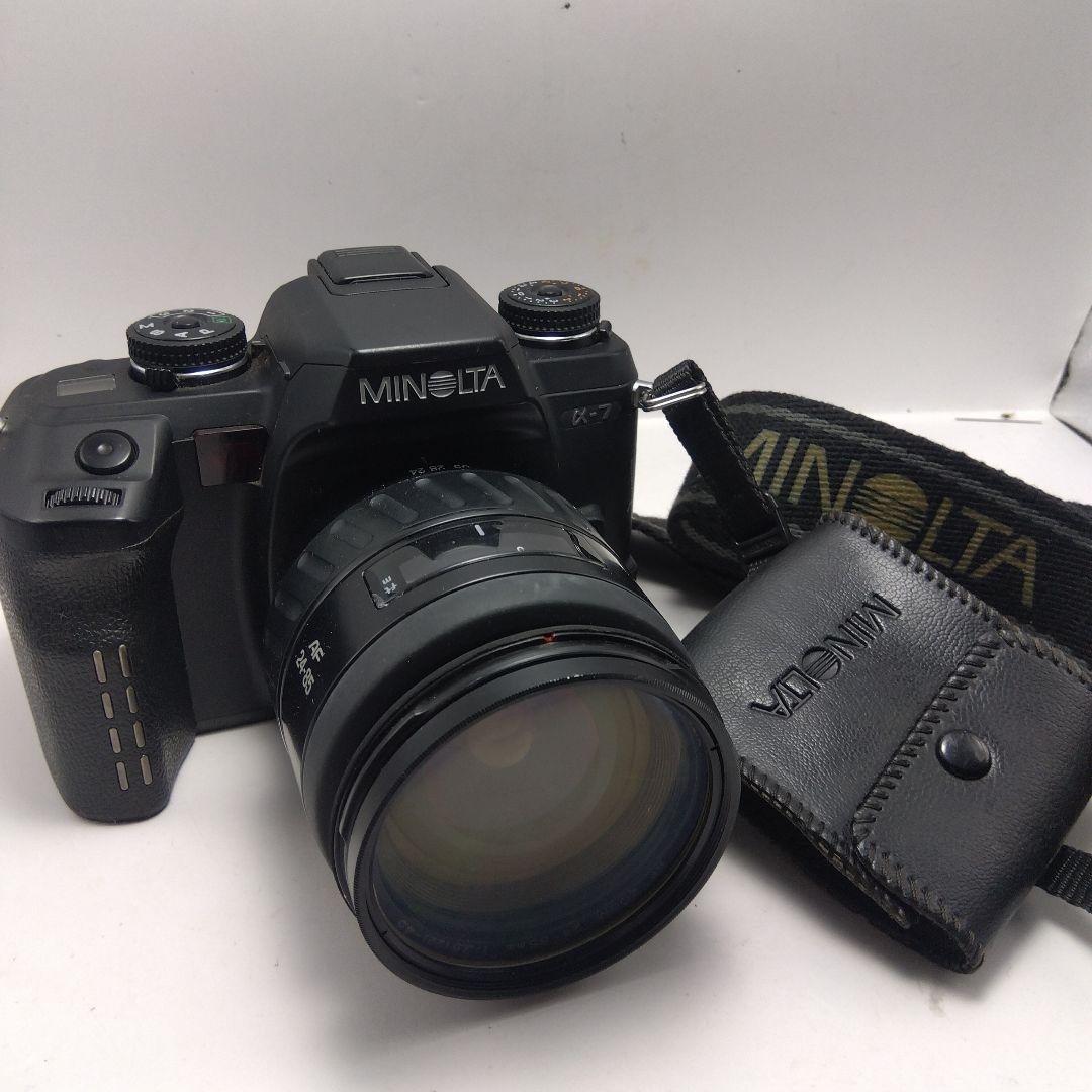 MINOLTA α-7 フィルム一眼レフ + AF 24-85mm 動作品訳有