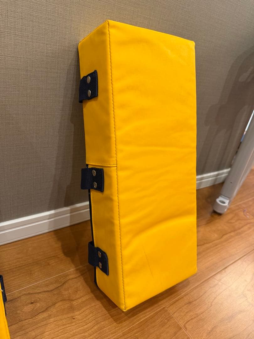 【国産】イサミ/ISAMI 空手キックミット 黄色（2個セット）