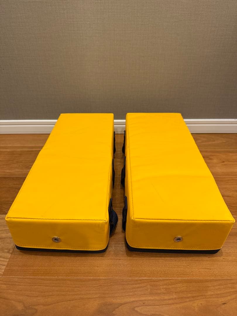 【国産】イサミ/ISAMI 空手キックミット 黄色（2個セット）