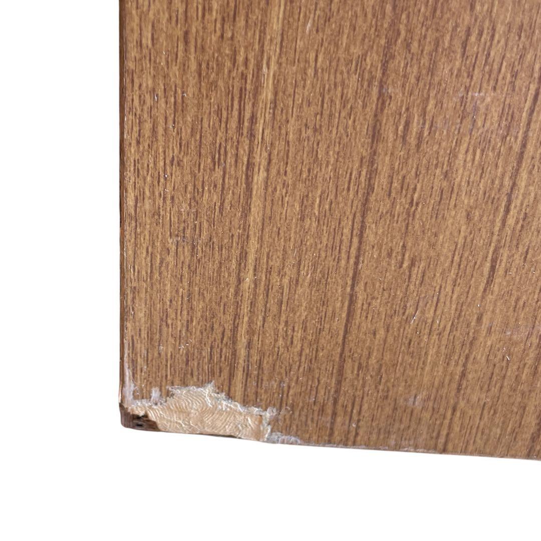 昭和 レトロ ポップ 収納棚 食器棚 飾り棚 キャビネット ガラス戸 オレンジ