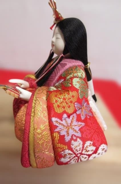 格安　東京都指定伝統工芸士 柿沼東光　木目込み人形　　親王飾り