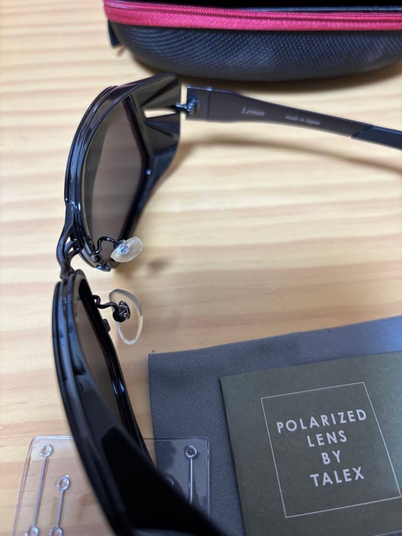 ピーzeque Leman TALEX 偏光レンズ サングラス