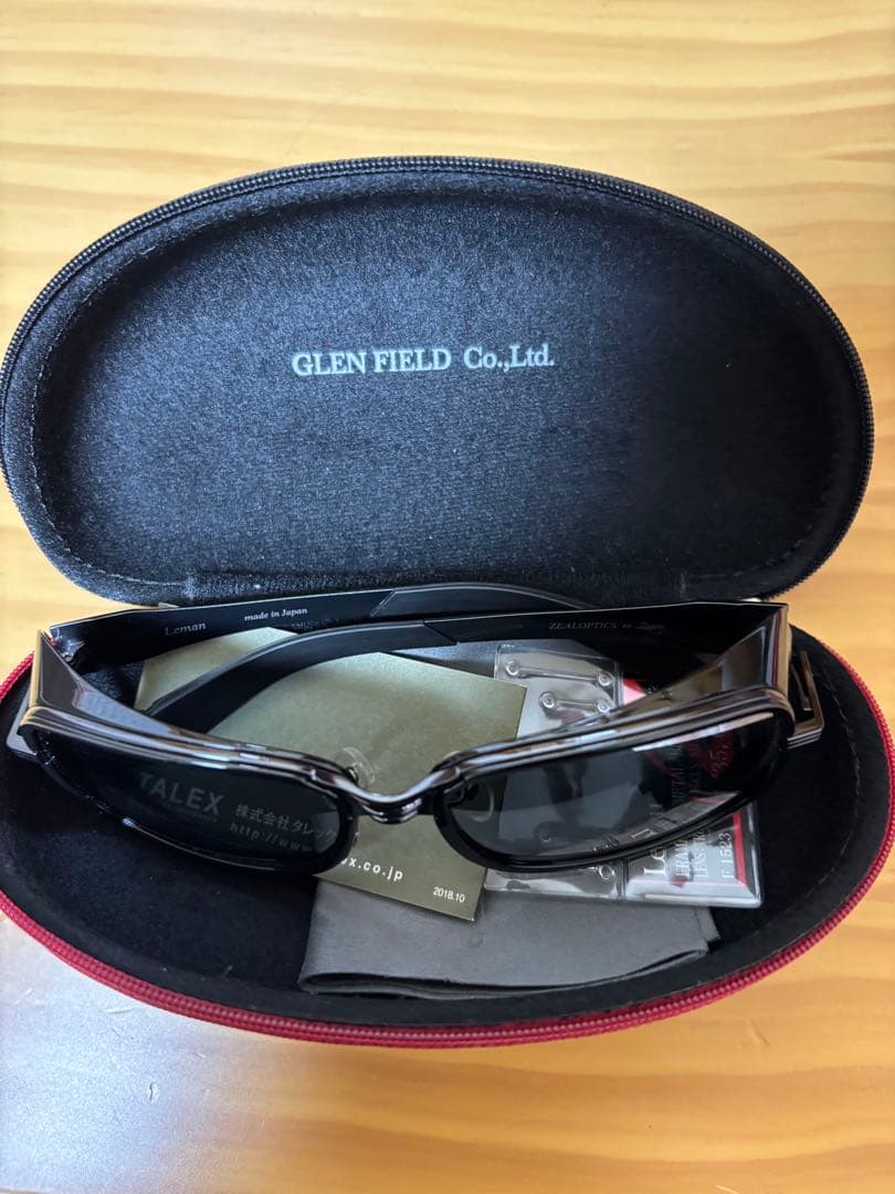 ピーzeque Leman TALEX 偏光レンズ サングラス