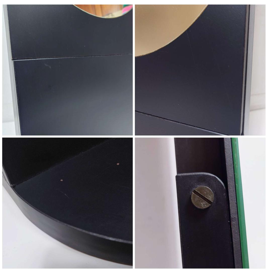 80's SHISEIDO スタンドミラー スペースエイジ ポストモダンスタイル