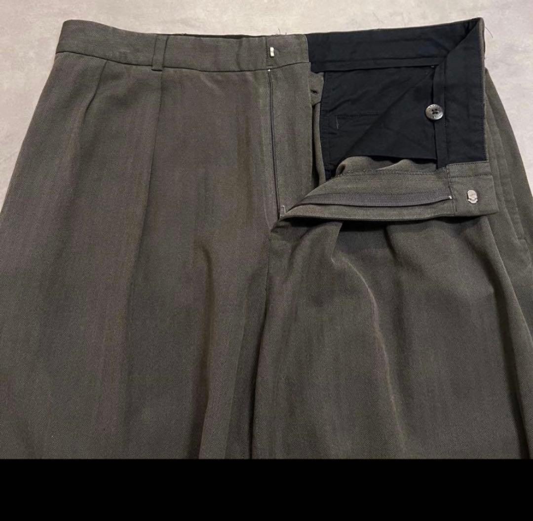 パンツ Ralph Lauren 90s silk cotton slacks W34