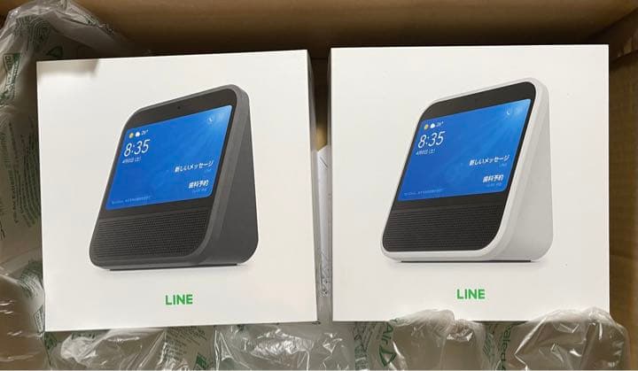 【2台セット】CLOVA Desk　ブラック/ホワイト